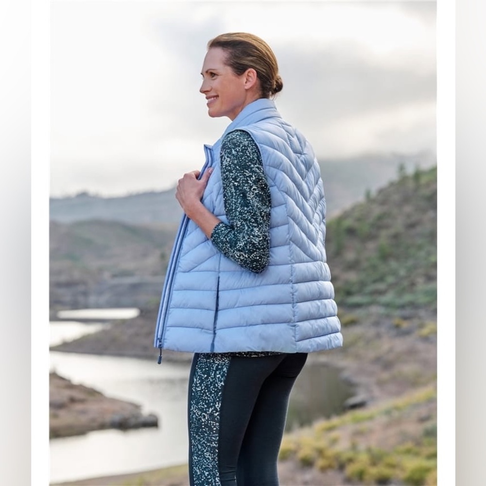 Ice Blue Winter Vest